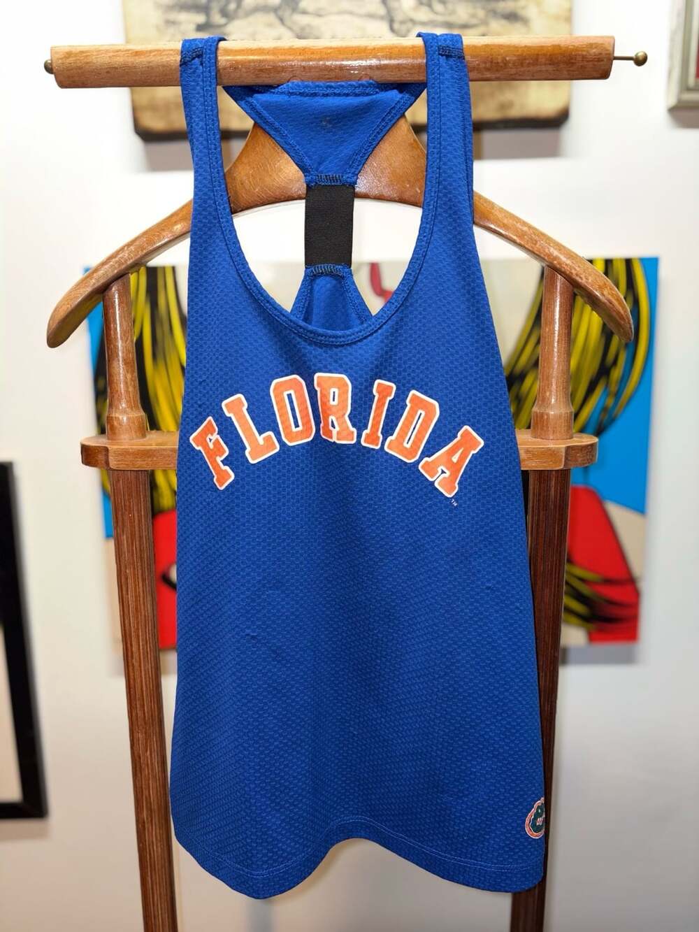 University Of Florida Hype And Vice Playmaker Halter Top Blue Orange